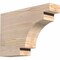 Ekena Millwork Mediterranean Rough Sawn Rafter Tail, Douglas Fir, 4"W x 12"H x 18"L RFT04X12X18MED00RDF - alternate 1